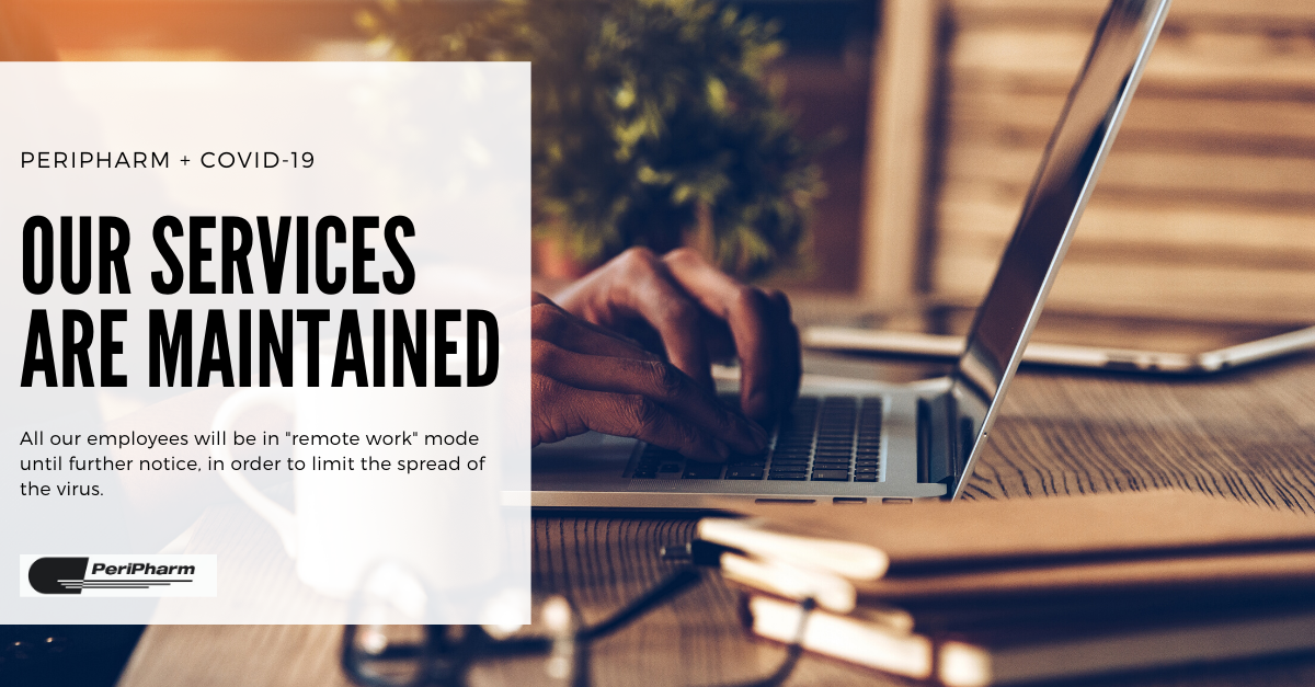 COVID-19 - Nos services sont maintenus